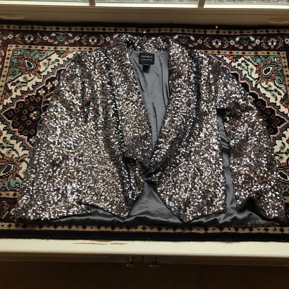 Forever 21 sequin cape